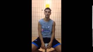 Nikos Zisis accepted the icebucket challenge