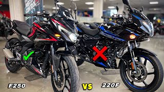 2024 Bajaj Pulsar 220F VS F250 RIDE Comparison - price & Mileage | Which one to Buy?