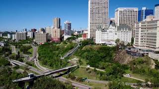 Edmonton and The Muttart Conservatory