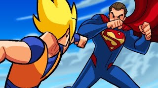Dragon Ball Z vs DC Superheroes - What If Battle -  [ DBZ / DBS  Parody