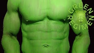 BEST Muscle Building Shake - The Incredible Hulk Green Smoothie - Green Regimen