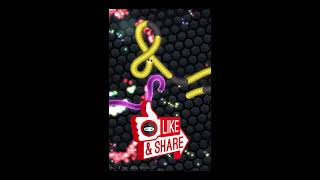 Pink Snake Doble Kill Real Players Slitherio #slither.io #hack