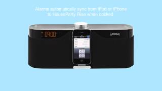 HouseParty Rise - App-enhanced Clock Radio for iPod and iPhone by GEAR4