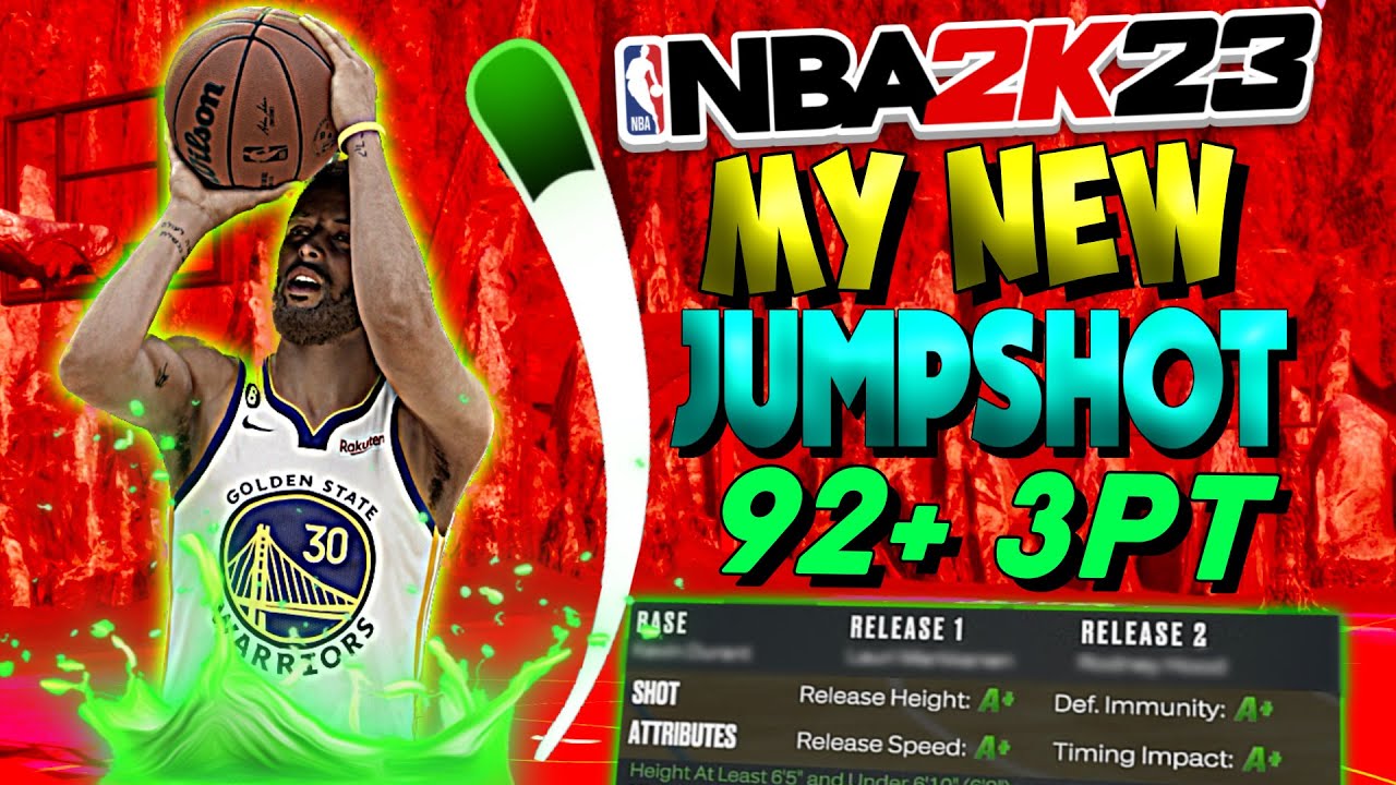 NBA 2K23 BEST JUMPSHOT FOR BUILDS UNDER 6'5" WITH 92 3PT RATING ALL A+ ...