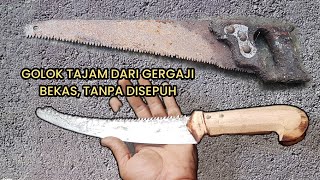 Creative !! Turning an old rusty saw into Unique and sharp sword #viral #viralvideo