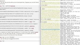 git tagging previous commits