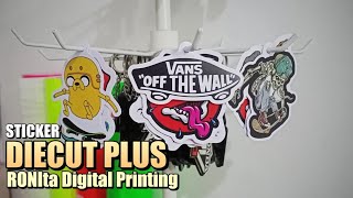 Cetak Sticker Diecut Plus | RONIta Digital Printing