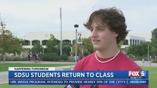 SDSU Students To Return To Class