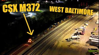 A Late Night (CSX M372) At (West Baltimore)