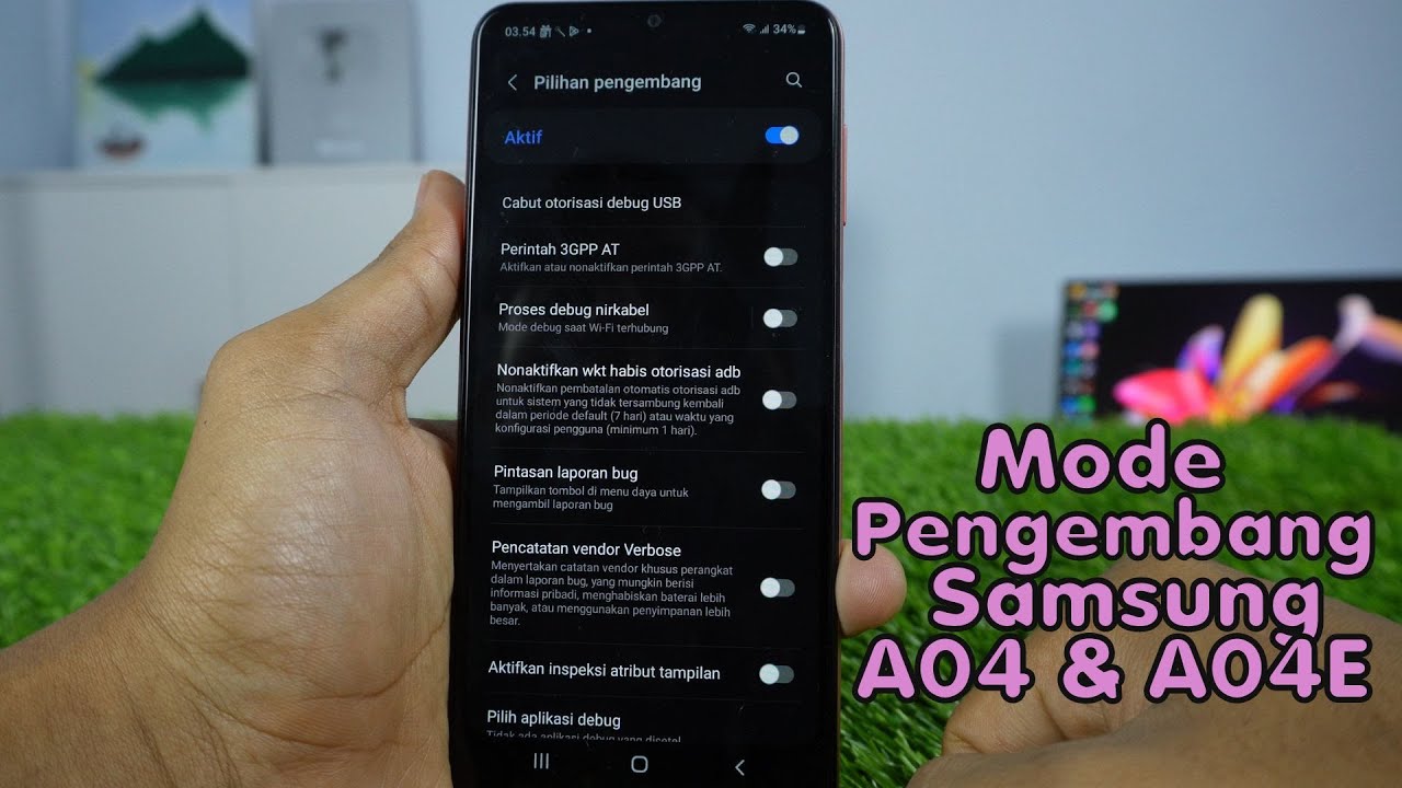 Cara Mengaktifkan Mode Pengembang HP Samsung A04 & A04E - YouTube