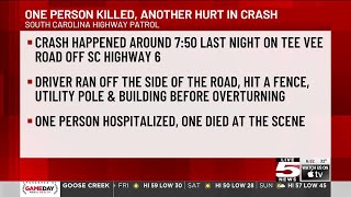 VIDEO: Troopers investigating fatal Orangeburg County single-car crash