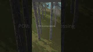 Post Processing VS No Post Processing #unity #beforeandafter