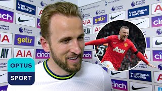 Harry Kane full of respect after passing Wayne Rooney's goal record