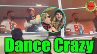 Jason Kelce \u0026 Taylor Swift Dance Crazy After Travis Kelce's Touchdown at Chiefs vs Bills