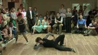 Dance Routine by Oksana Pavlova and Egor Rudometkin at Swinglandia 2013 Lindy Hop Strictly