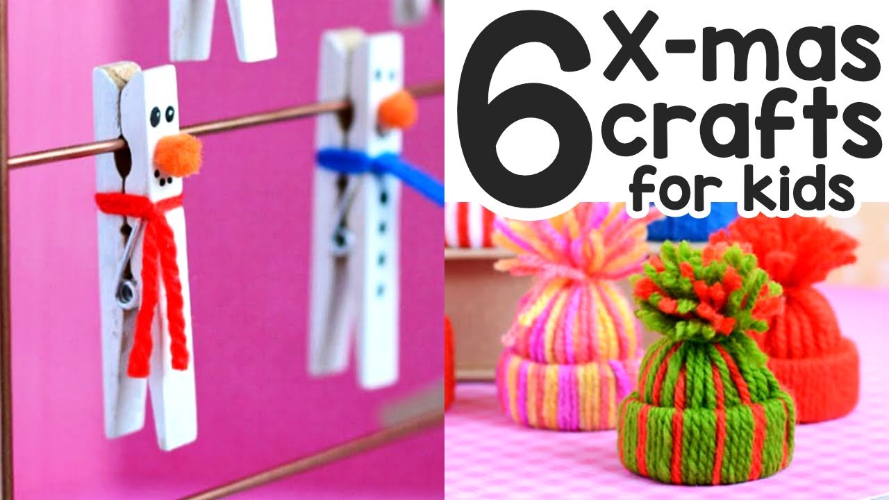 6 Christmas Craft For Kids - Christmas Crafting Ideas - YouTube