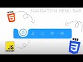 Magic Navigation Menu Indicator using Html CSS & JavaScript | Curve Outside Effects