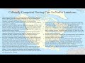 Fundamentals of Nursing | Culturally Competent Nursing Care for Native Americans