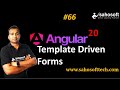 template driven Forms in Angular 20 | Forms in Angular | Sahosoft