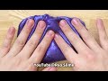 slime coloring with makeup mixing 3 glitter lipsticks into slime satisfying lipstick cutting 2