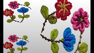 So Elegant Flower Toturial Design | Hand Embroidery l Beautiful Work