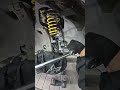 replacing the faulty suspension on telsa model y first person view