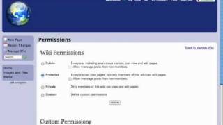 Wiki Permissions