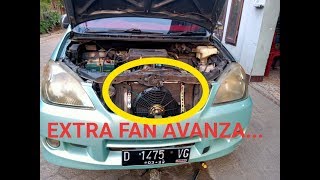 PEMASANGAN EXTRA FAN AVANZA.  AC JADI DINGIIINNN...