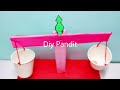 weight balance making using cardboard weighing balance diy pandit using paper cups