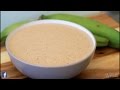 Jamaican Porridge Peanut & Almonds Green Plantains Porridge | Recipes By Chef Ricardo