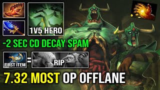 REASON Why Undying is the Most OP Offlane Hero in 7.32 | WTF 1st Item Echo Sabre 2 Sec CD Decay DotA