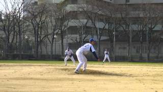 20150321。白光野球。瀬尾修平ﾋﾟｯﾁｬｰ。MVI 0199