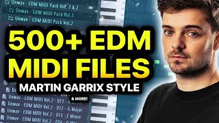 EDM MIDI Pack Vol 2 - 500+ MIDI Collection (FREE 150+ MIDI)