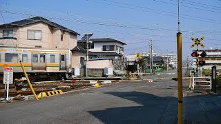 東海道本線【No.269】官舎裏踏切・通過・走行映像　静岡県沼津市