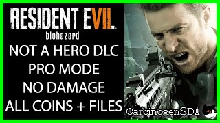 Resident Evil 7 Not a Hero DLC - Professional Mode, No Damage, All Coins, All Files Walkthrough