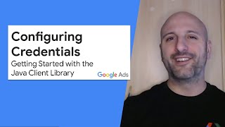 Getting started with the Java client library - Configuring credentials