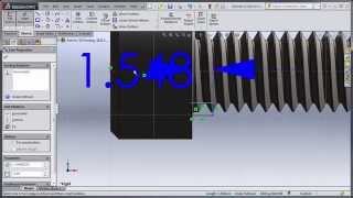 Solidworks Tutorial Equal Spacing For Linear Patterns Doovi