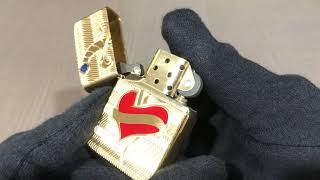 【ZIPPO】美系~Heart and Sword-心與劍圖案設計打火機NO.49303