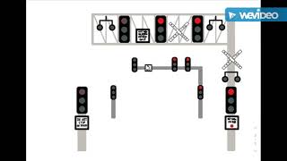 Railroad Crossing & Traffic Light Animation