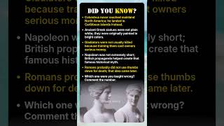 History Myths You Still Believe