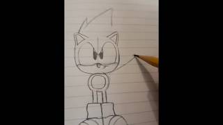 [How to draw] Sonic The Hedghog