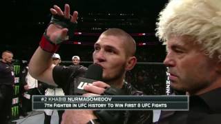 UFC 205: Khabib Nurmagomedov Octagon interview