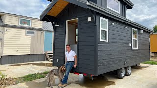 FOR SALE: 8’x24’ “The Dover” Model Tiny Home with leased lot for $200 per month!