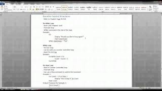 Pseudocode Building Blocks Tutorial - Part 2