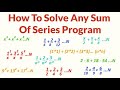 Solve any series program in Java - Part 1