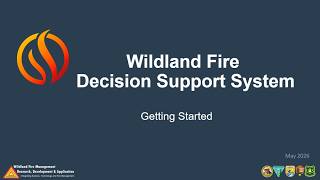 Getting Started with WFDSS