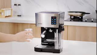 jassy automatic coffee Machine, 19 Bar espresso coffee machine, with Automatic Milk Frother Pressure