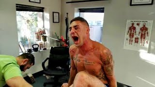 Diego Sanchez gets EXCRUCIATING UFC therapy