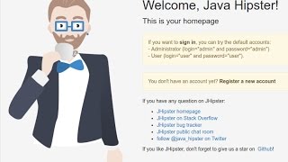 Jhipster With Angular 2 | Java Web Application | MySql