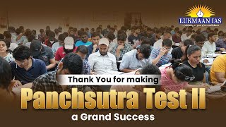 Glimpses of Panchsutra Test II | Lukmaan IAS